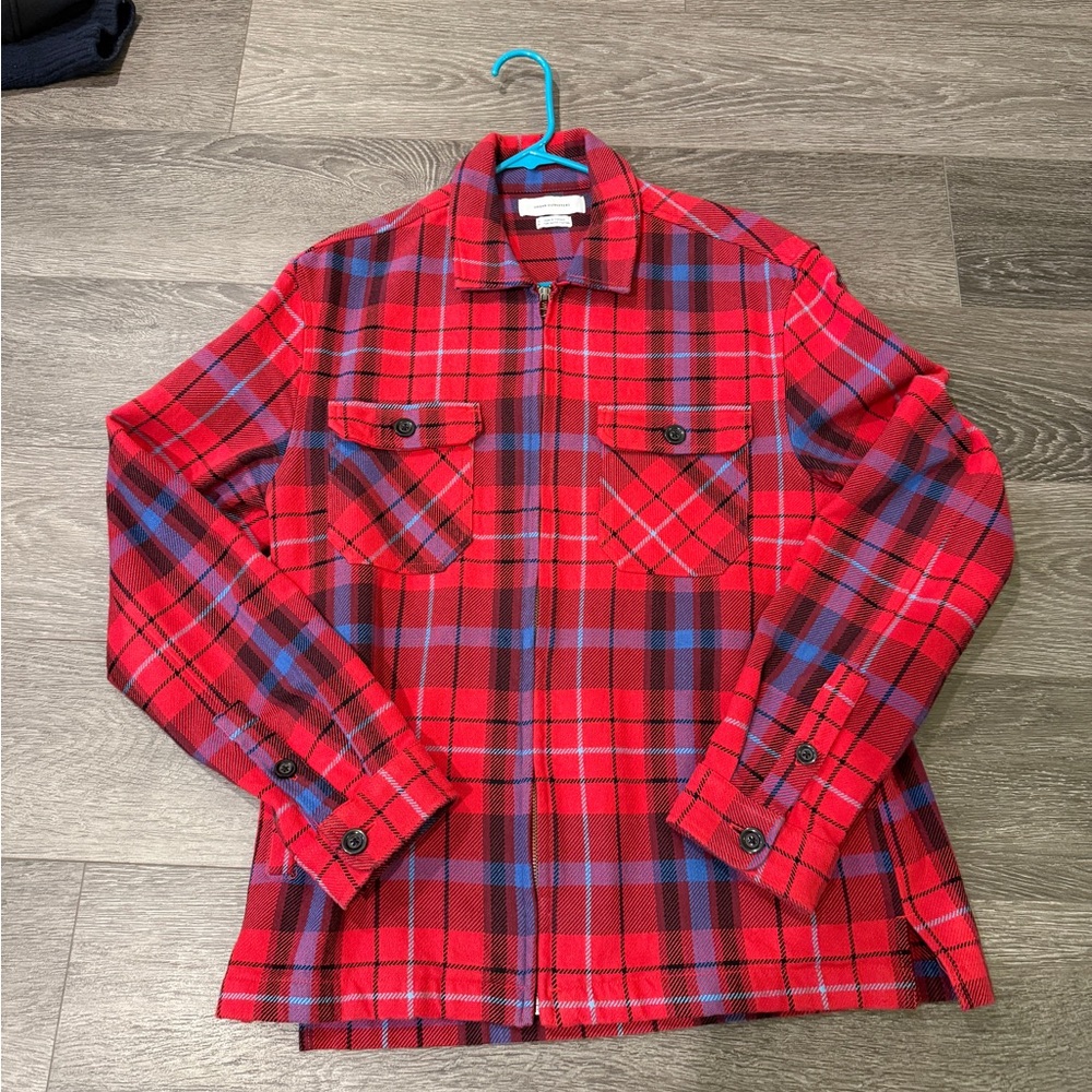 Red Plaid Jacket - Urban Outfitters